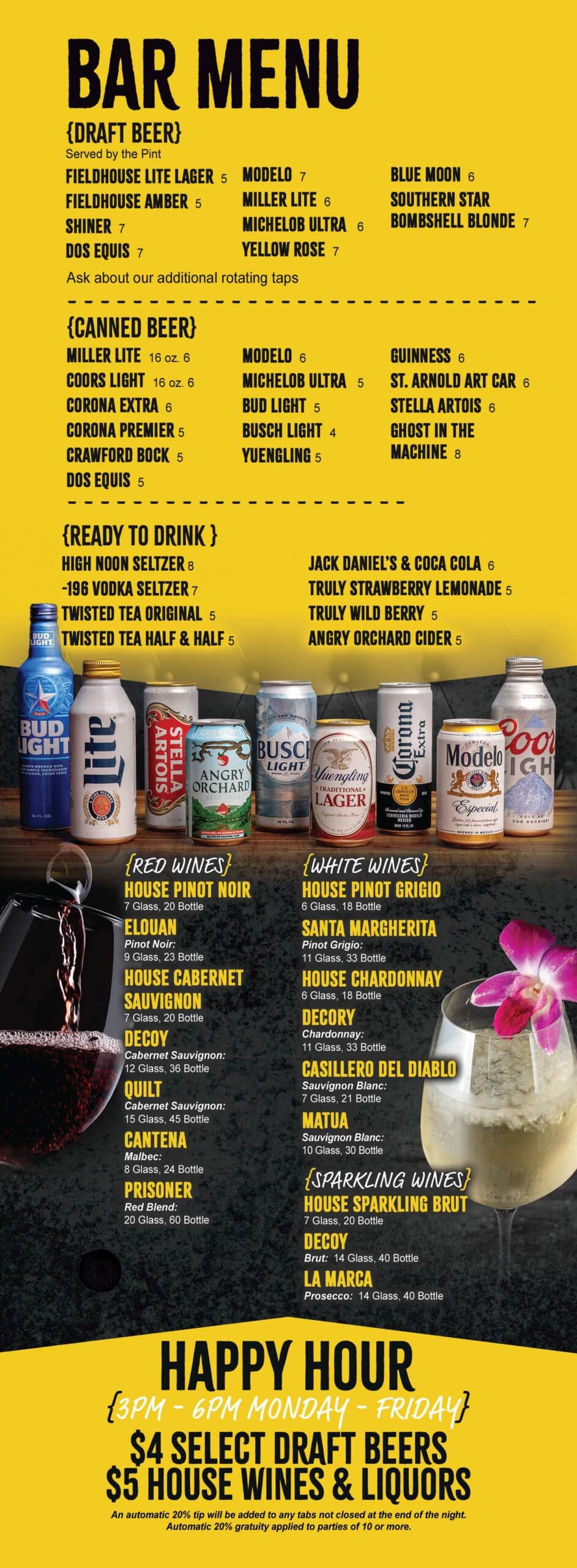 Menu page 3