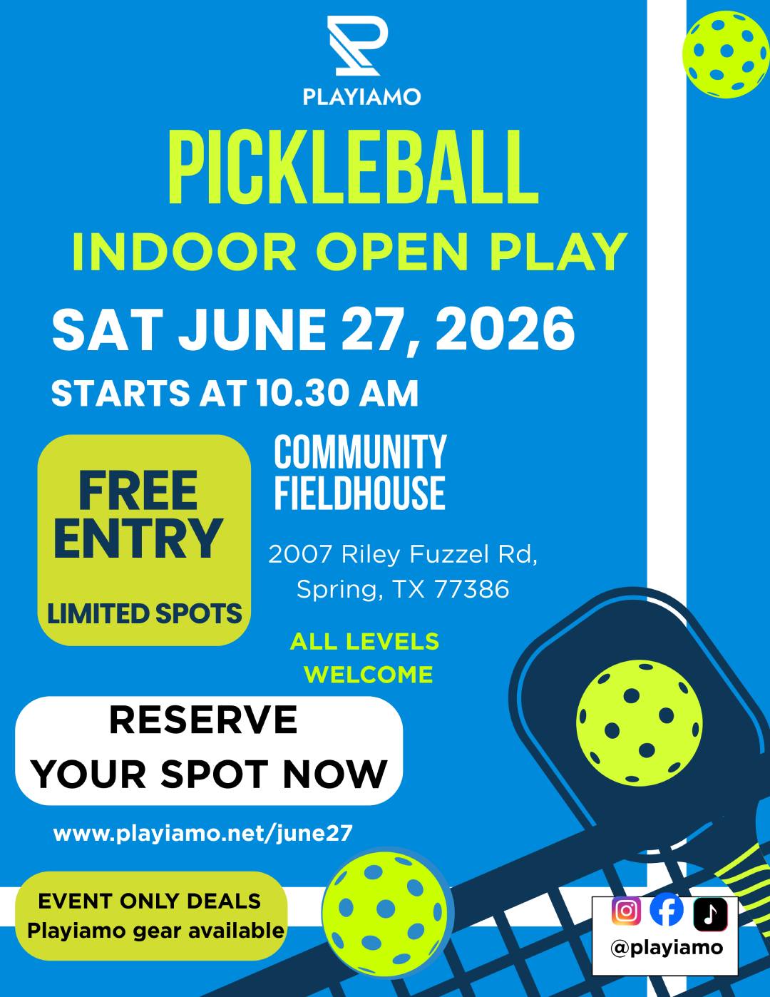 Pickleball event at CFH 6_27_26